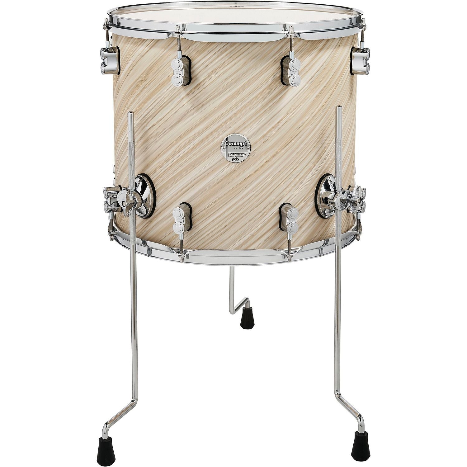 PDP by DW Concept Maple Floor Tom with Chrome Hardware