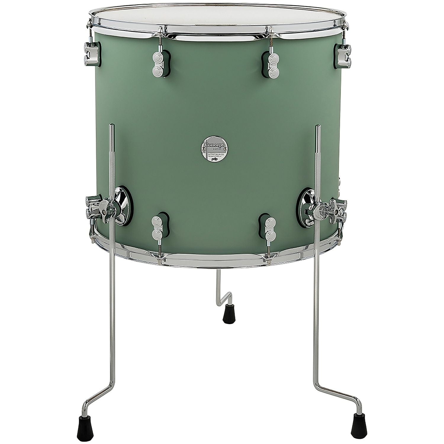 PDP by DW Concept Maple Floor Tom with Chrome Hardware