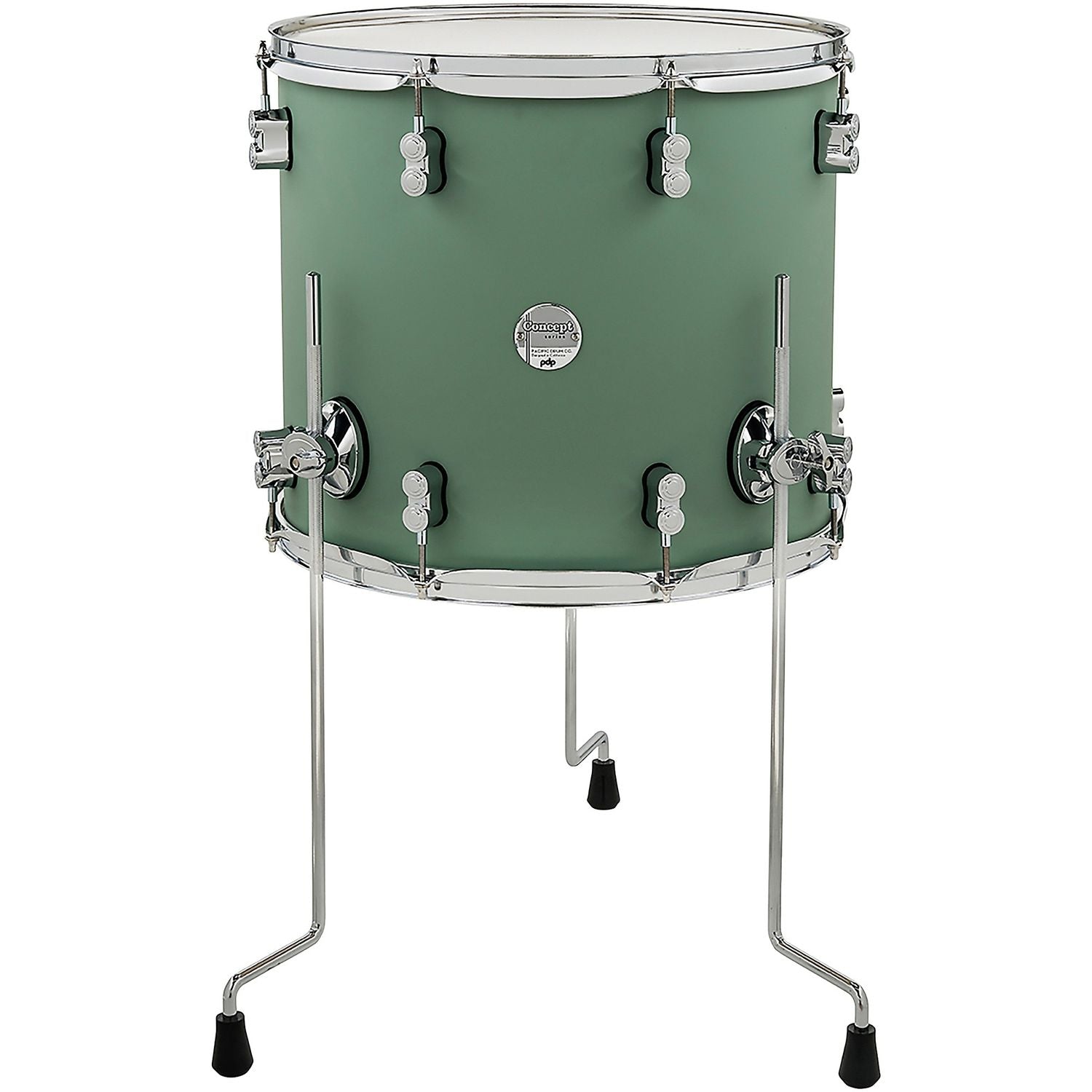 PDP by DW Concept Maple Floor Tom with Chrome Hardware