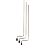 DW Aluminum Full Suspension Floor Tom Legs (Set of 3)