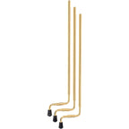 DW Aluminum Full Suspension Floor Tom Legs (Set of 3)