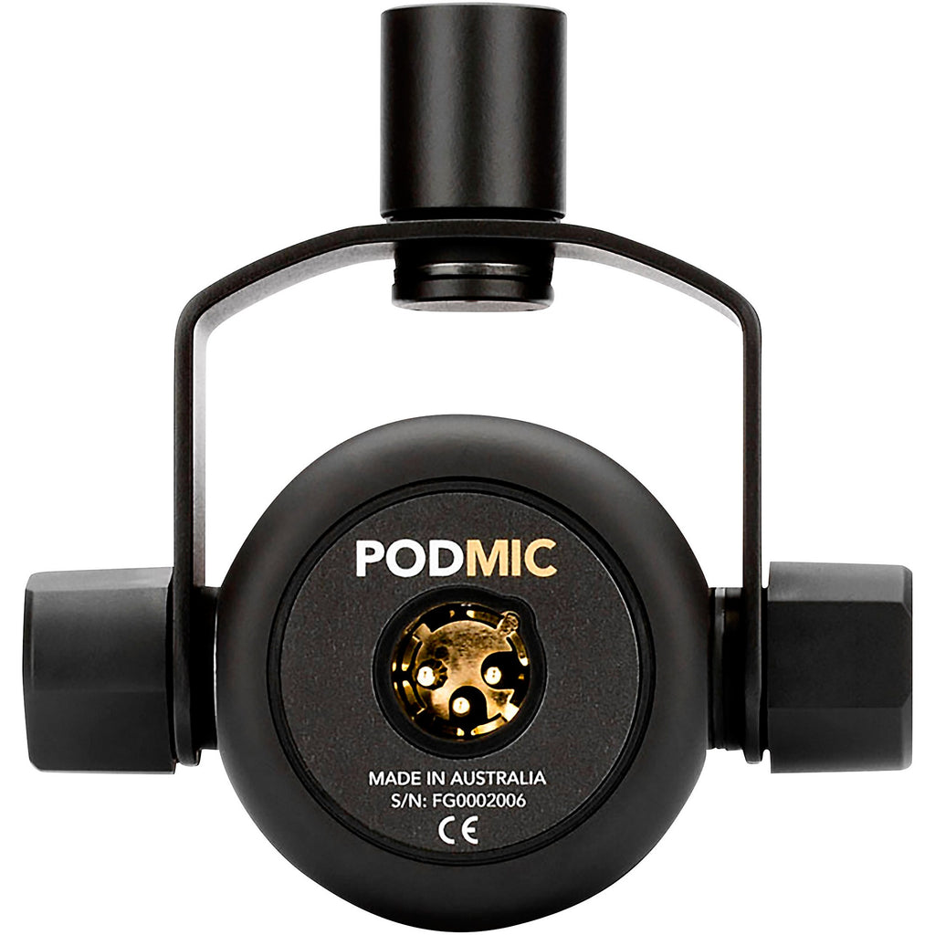 RODE PodMic Dynamic Podcasting Microphone Black