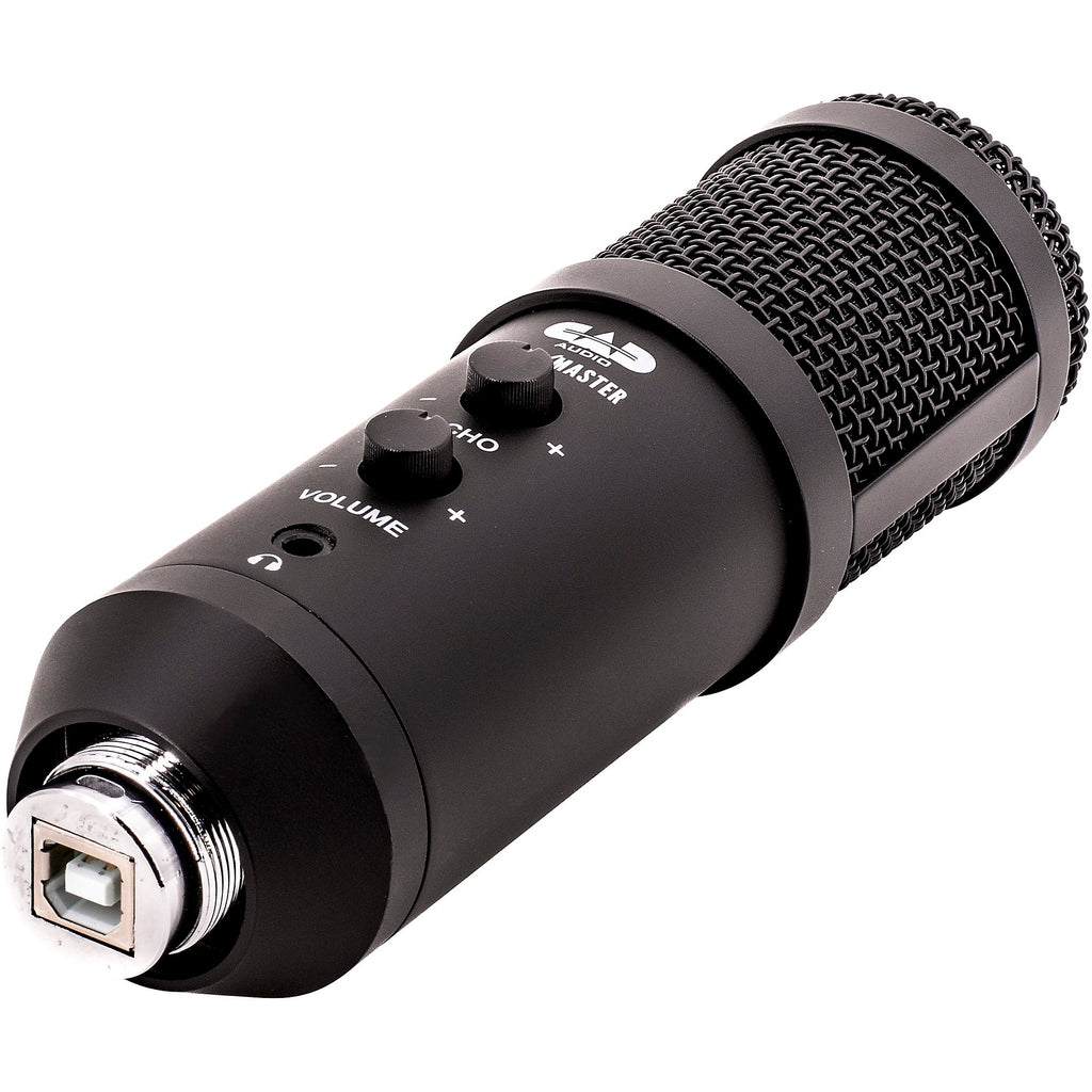 CAD PodMaster D USB Professional Broadcast/Podcasting Microphone Black