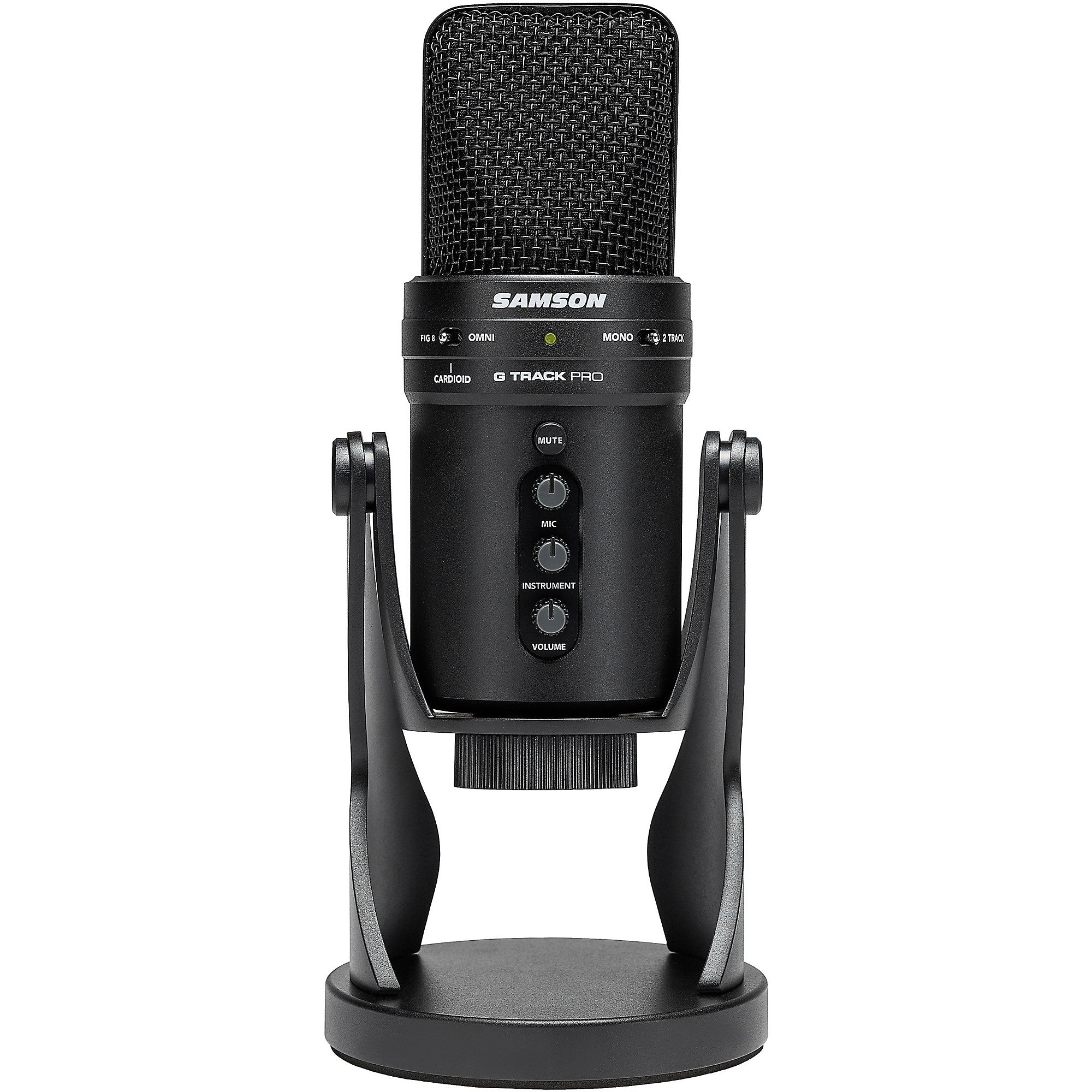 Samson G track Pro USB 24-bit Studio Condenser Mic with Audio Interface Black