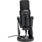 Samson G track Pro USB 24-bit Studio Condenser Mic with Audio Interface Black