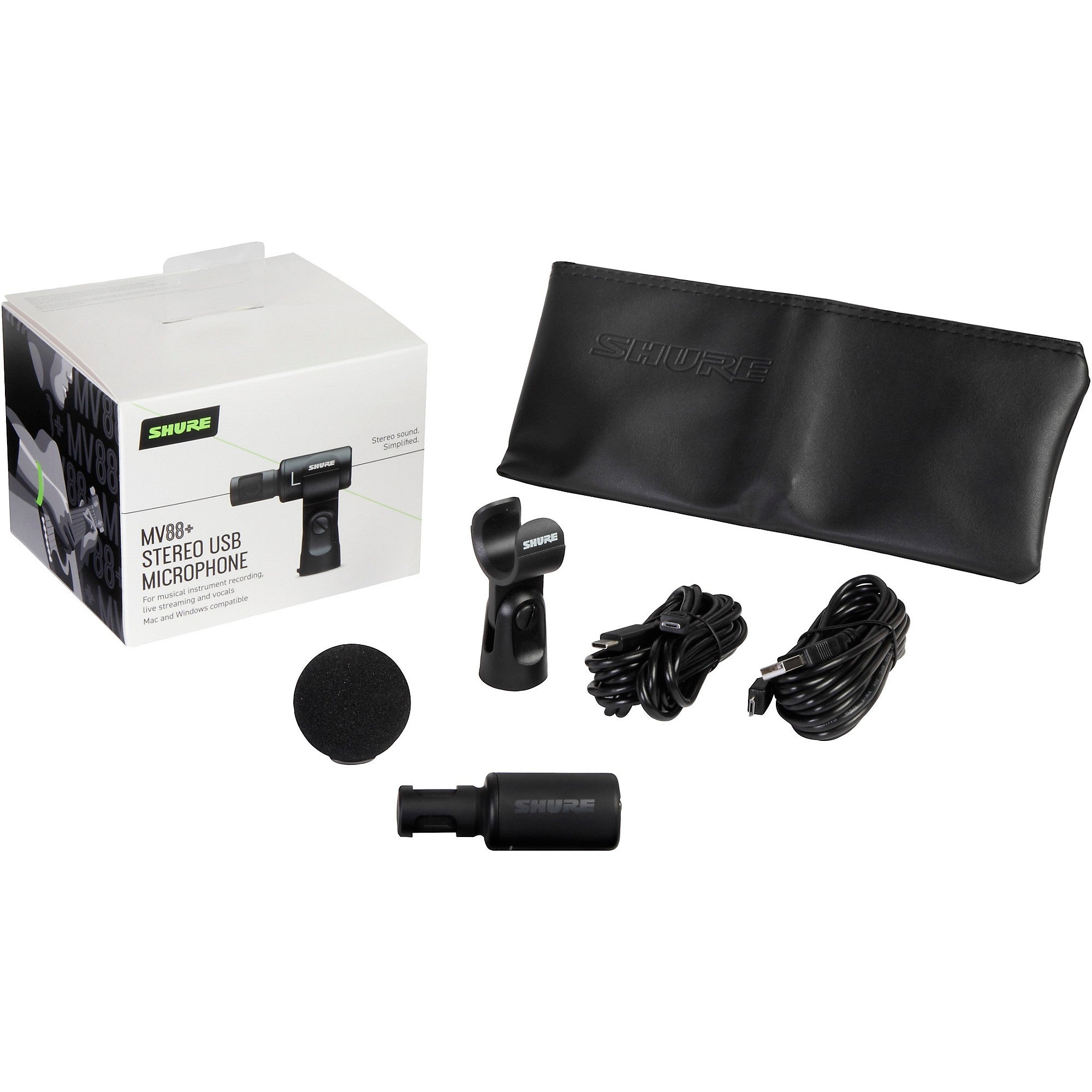Shure MV88+ Stereo USB Microphone