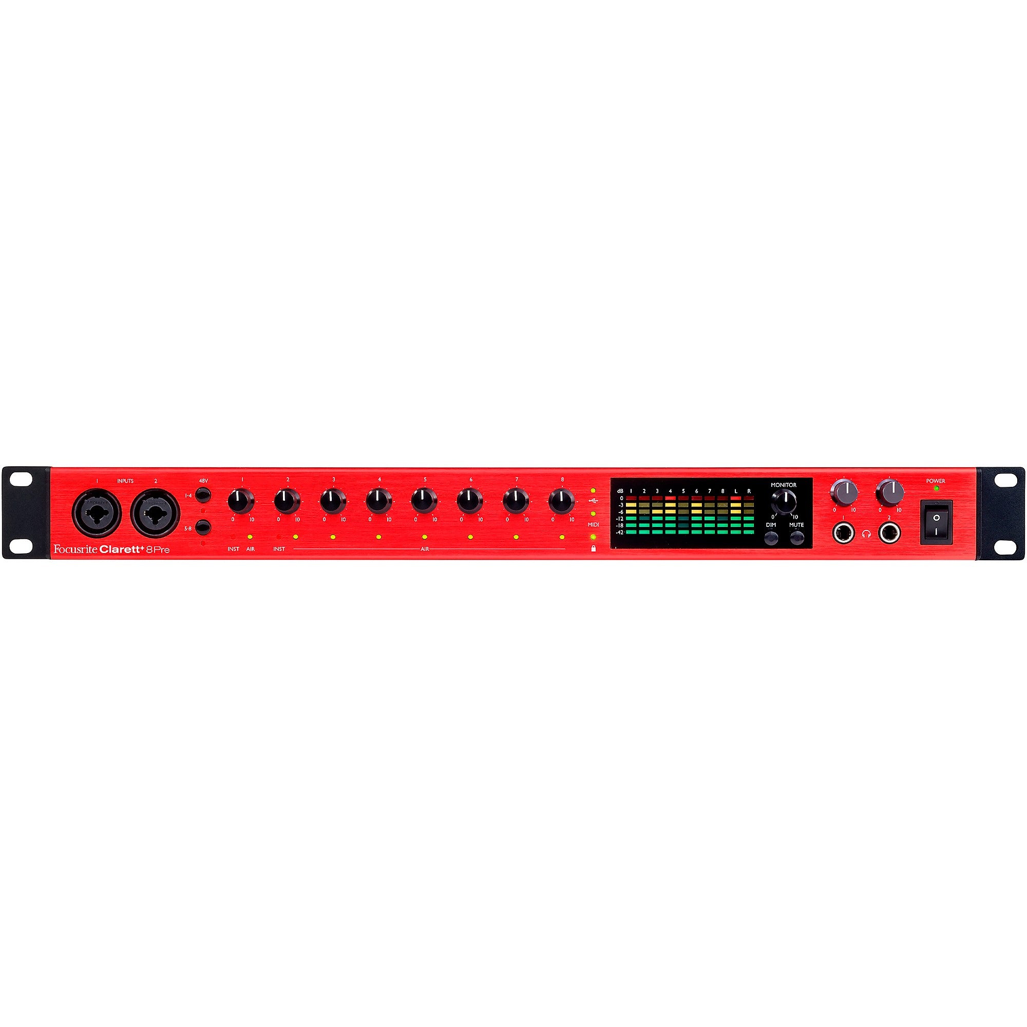 Focusrite Clarett+ 8Pre USB Audio Interface