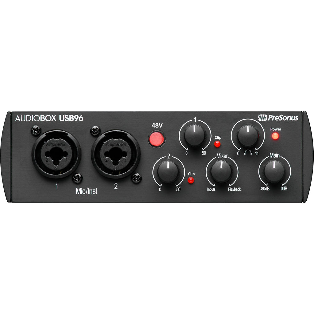 PreSonus AudioBox USB 96K 25th Anniversary Edition Audio Interface Black