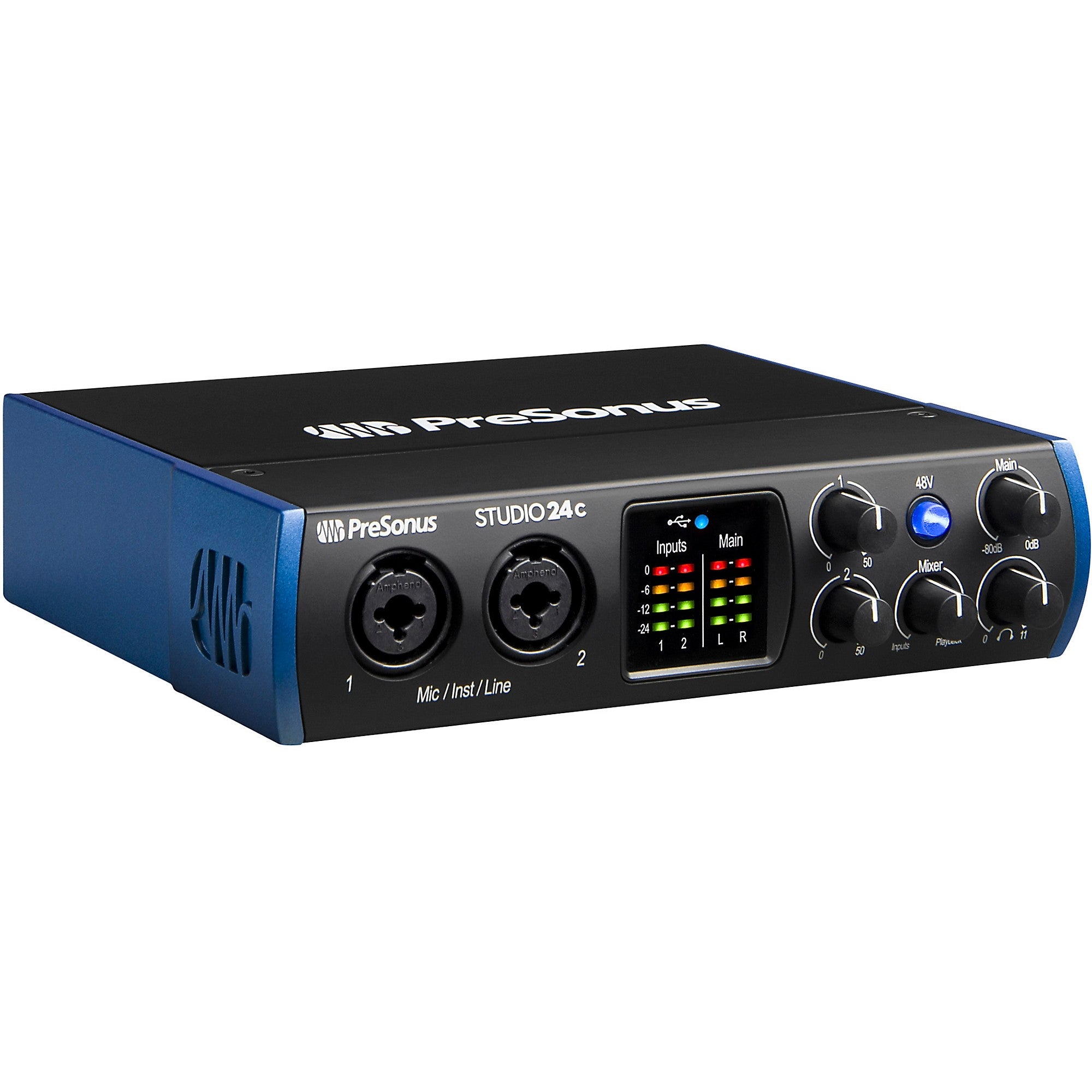 PreSonus Studio 24c USB-C 2x2 Audio/MIDI Interface