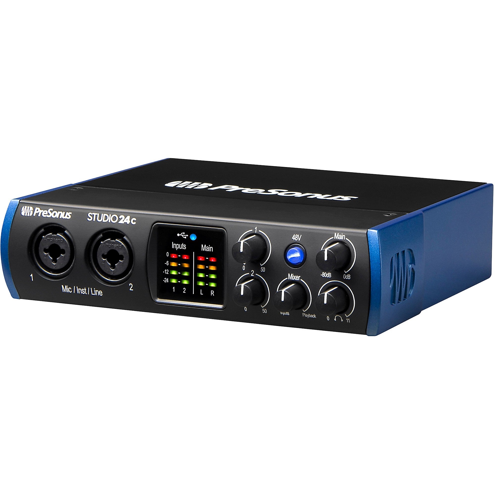 PreSonus Studio 24c USB-C 2x2 Audio/MIDI Interface