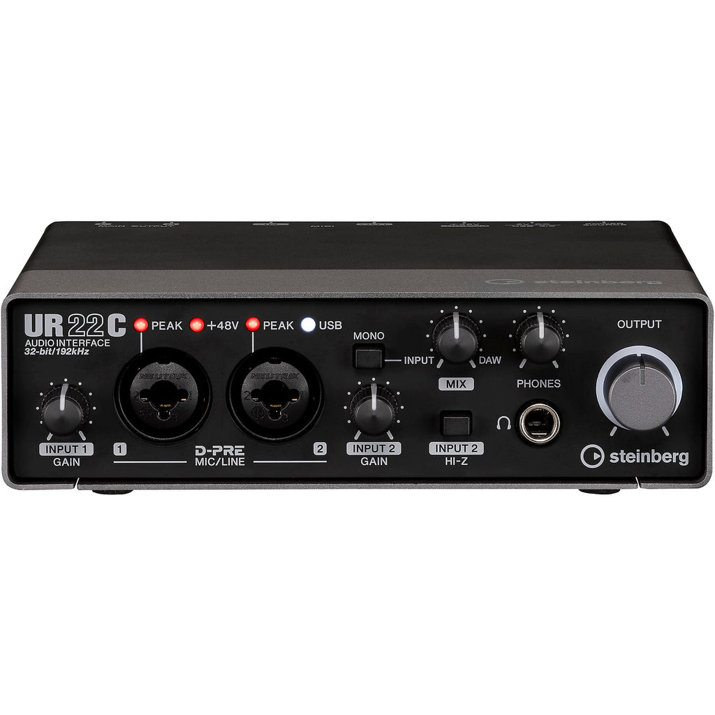 Steinberg UR22C 2-In/2-Out USB 3.0 Type C Audio Interface