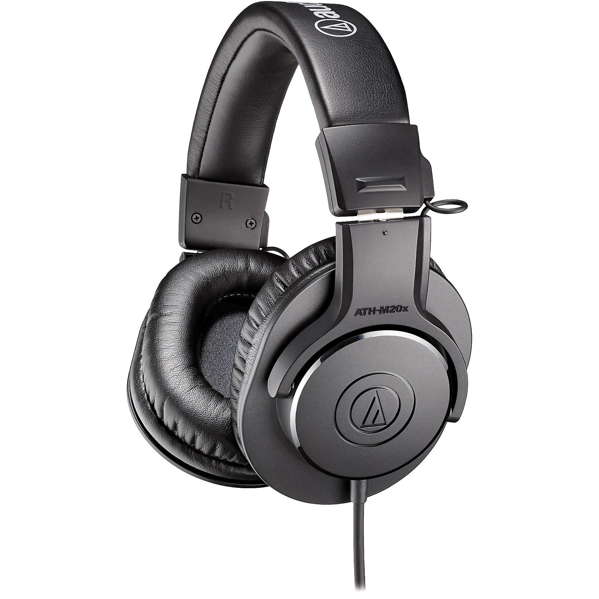 Audio-Technica ATH-M20x Closed-Back Professional Studio Monitor Headphones Black