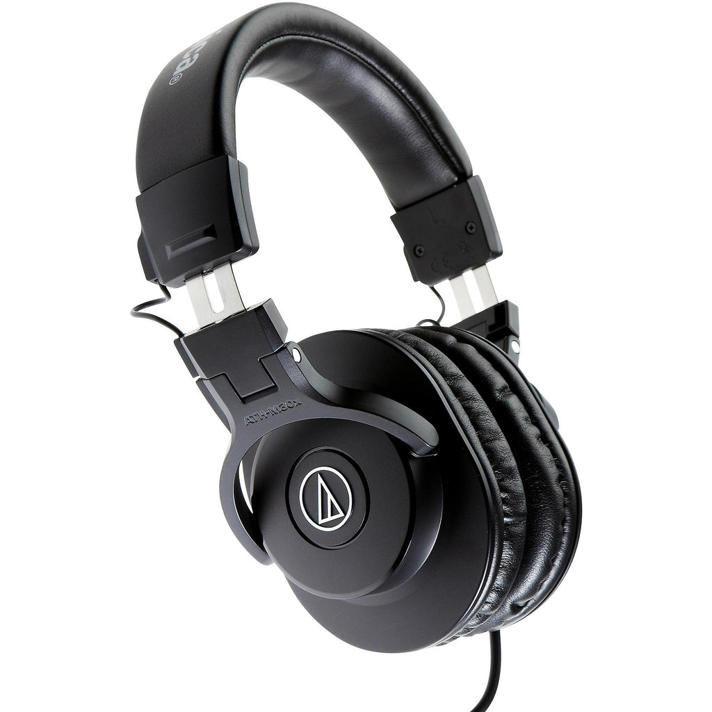 Audio-Technica ATH-M30x Closed-Back Professional Studio Monitor Headphones Black