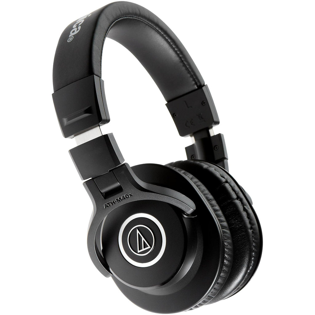 Audio-Technica ATH-M40x Closed-Back Professional Studio Monitor Headphones Black