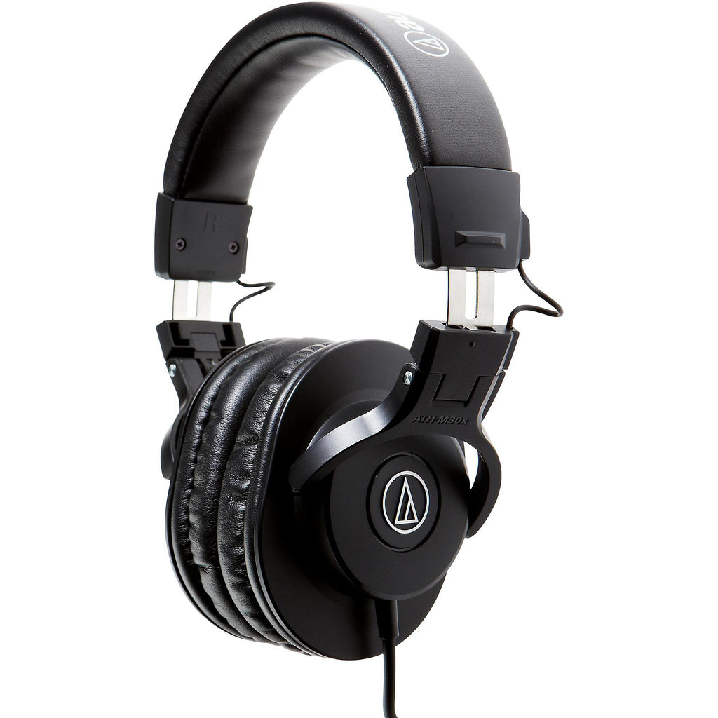Audio-Technica ATH-M30x Closed-Back Professional Studio Monitor Headphones Black