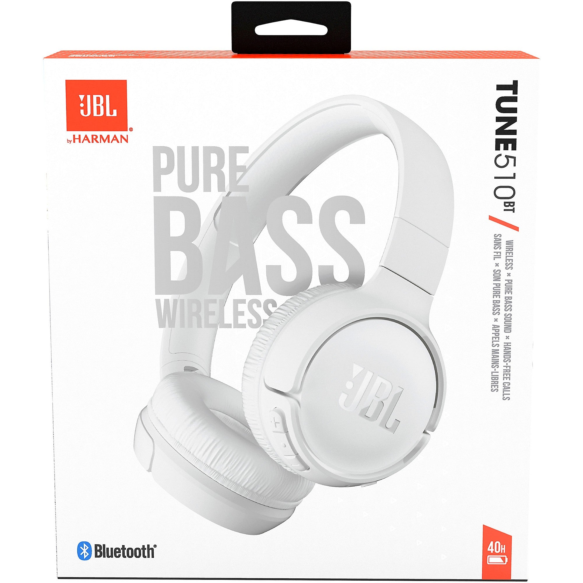 JBL TUNE510BT Wireless On-Ear Bluetooth Headphones