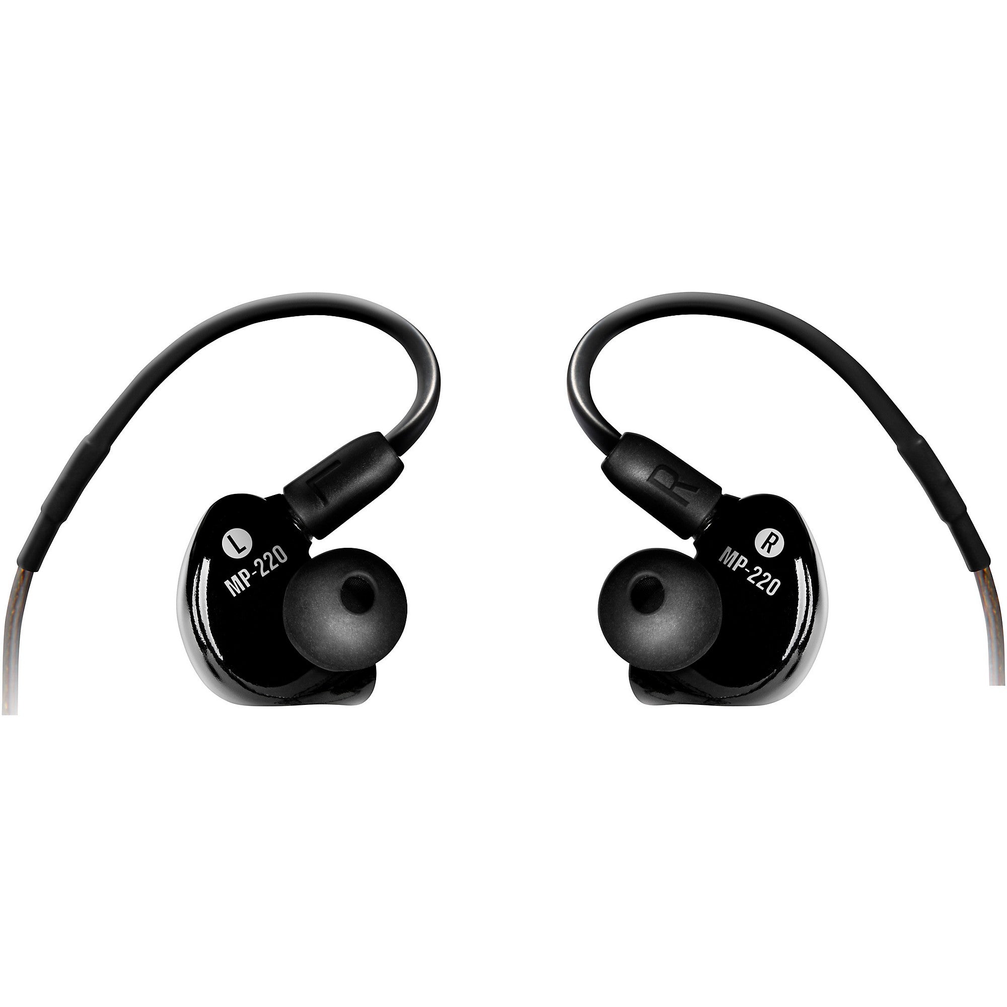 Mackie MP-220 Dual Dynamic Driver Professional In-Ear Monitors Black