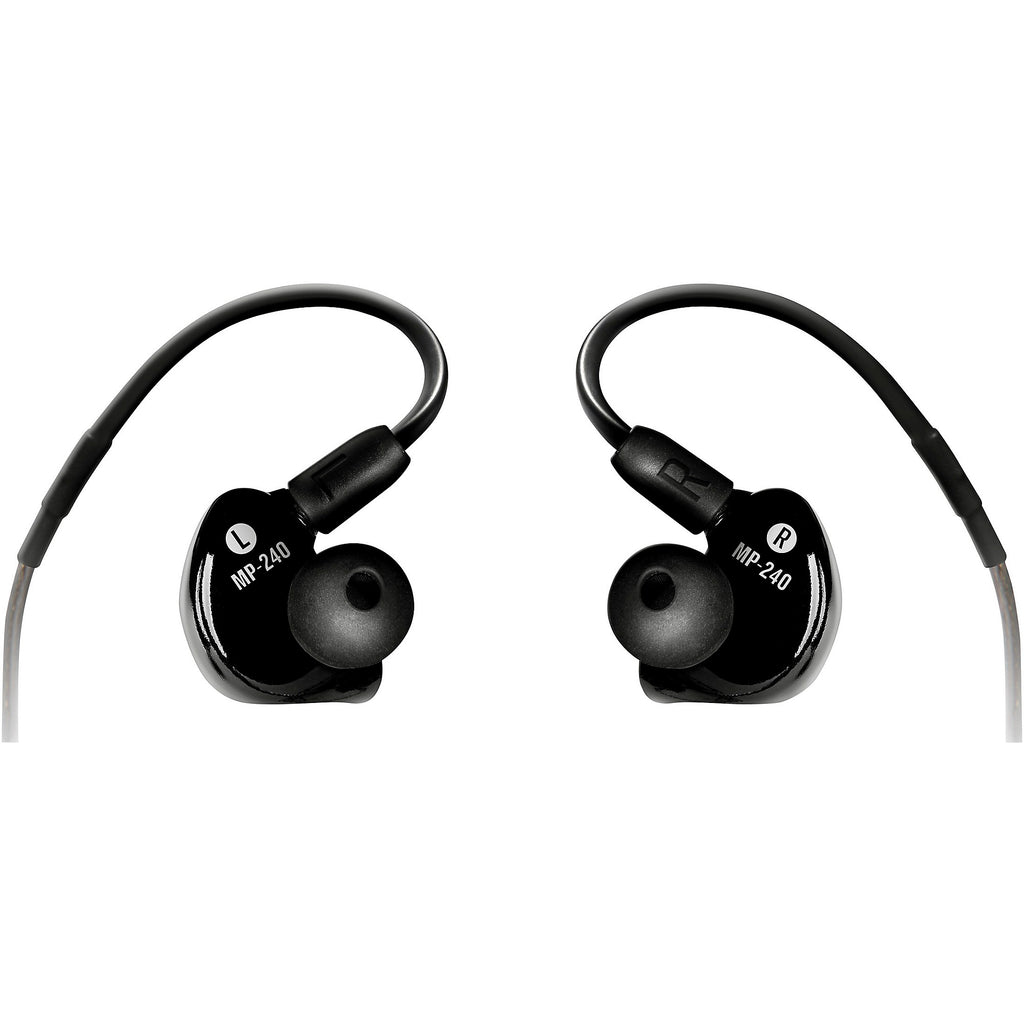 Mackie MP-240 Dual Hybrid Driver Professional In-Ear Monitors Black