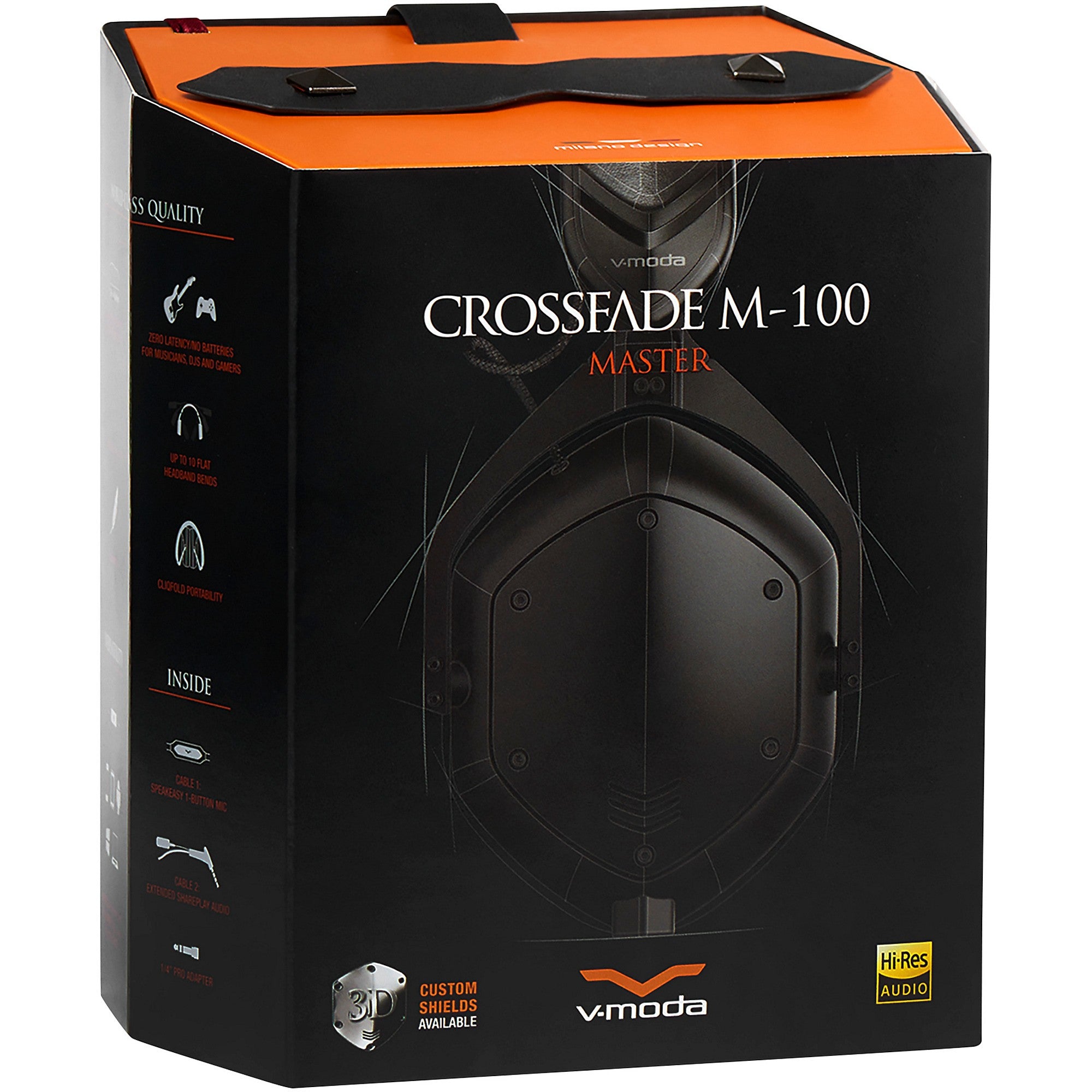 V-MODA Crossfade M-100 Master Over-Ear Headphone Matte Black