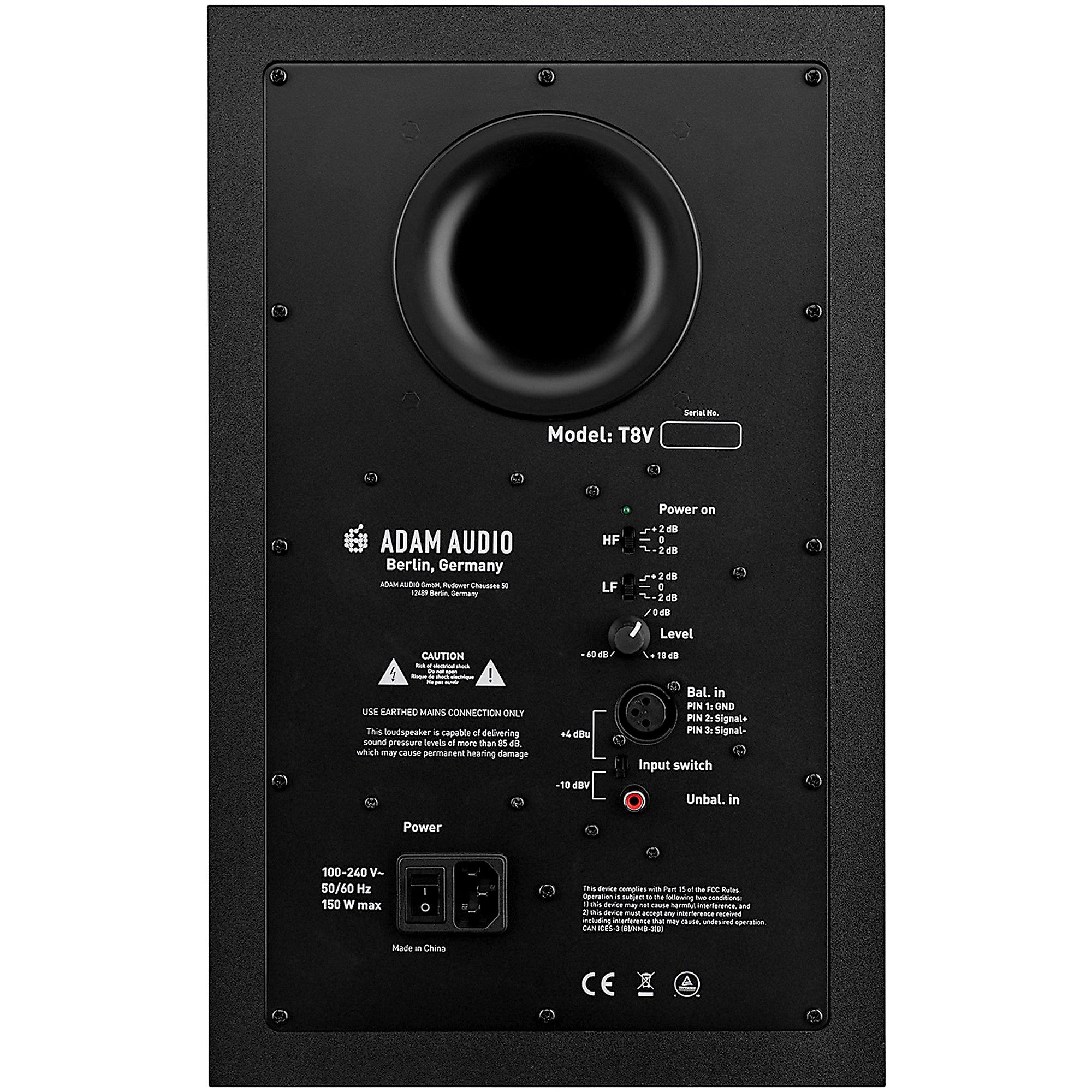 Adam Audio T8V 8-inch Powered Studio Monitor (Each)