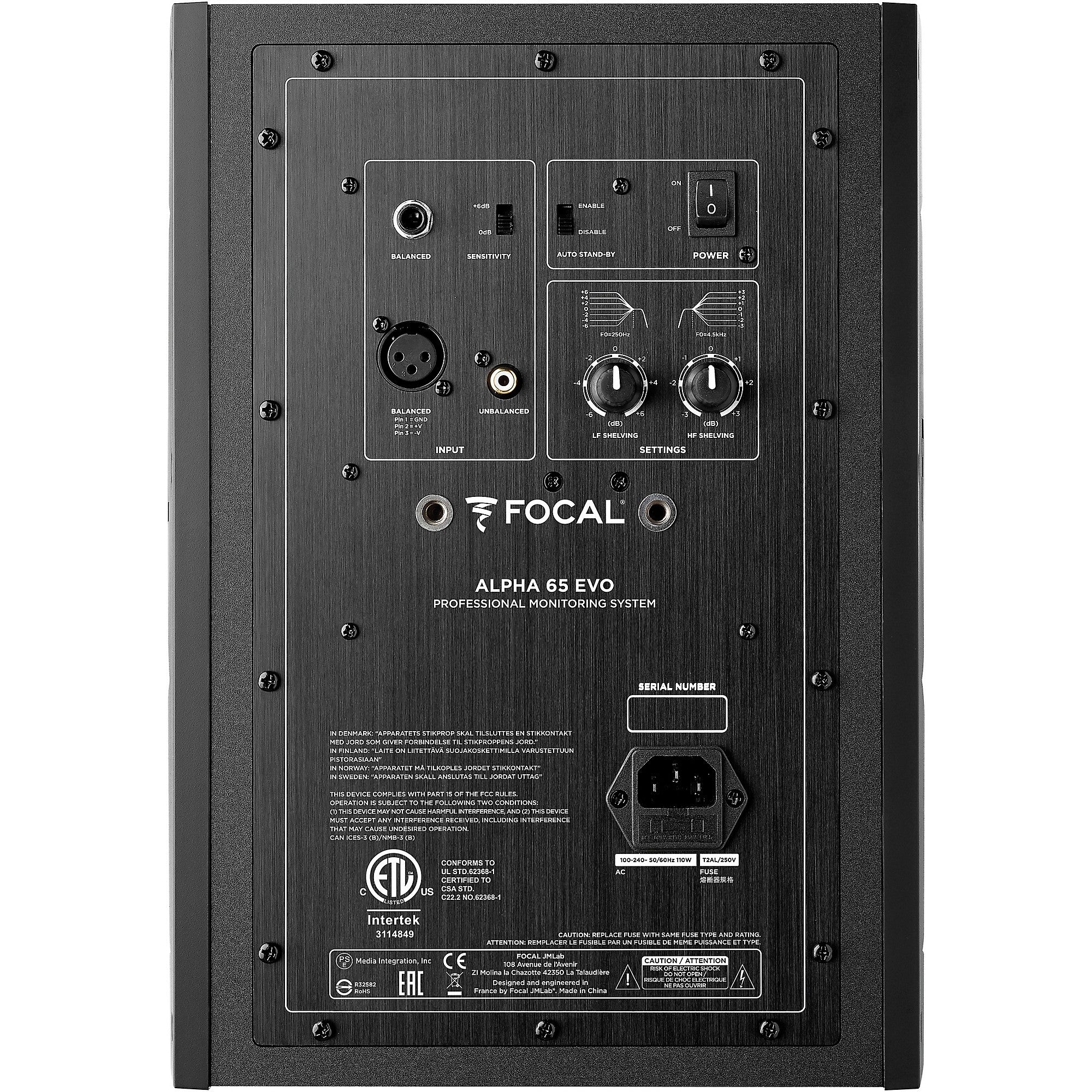 Focal Alpha 65 Evo 6.5-inch Powered Studio Monitor (Each)