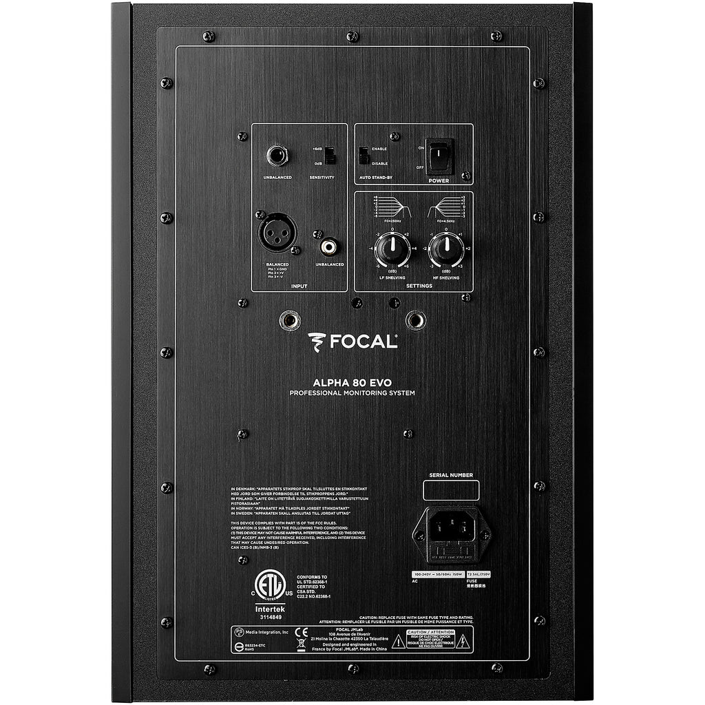 Focal Alpha 80 Evo 8-inch Powered Studio Monitor (Each)