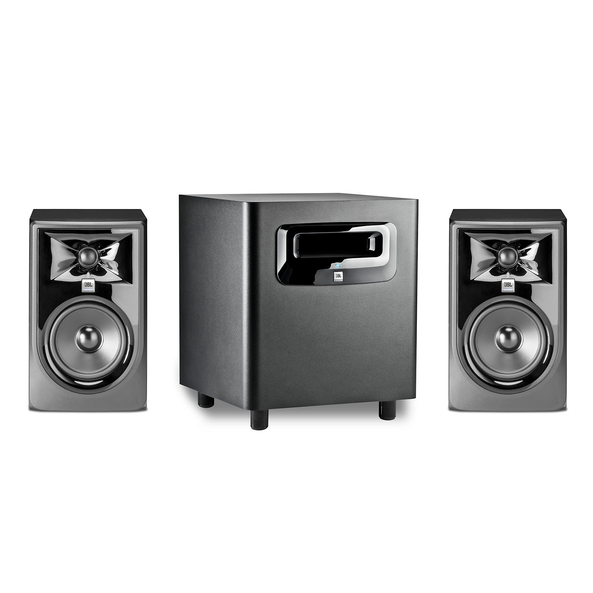 JBL 2.1 Studio Bundle With 305P MkII 5-inch Powered Studio Monitor Pair & LSR310S 10-inch Powered Studio Subwoofer