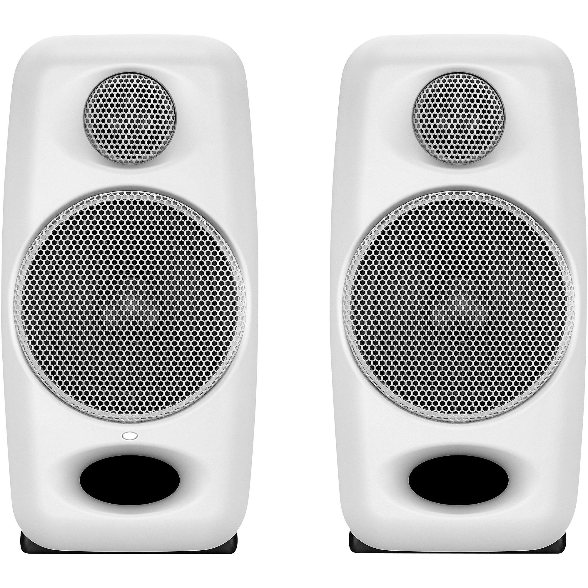 IK Multimedia iLoud Micro Monitor 3-inch Powered Studio Monitors (Pair), White