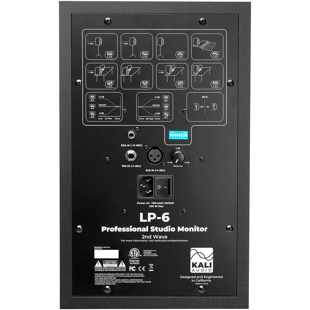 Kali Audio LP-6 V2 6.5-inch Powered Studio Monitor (Each)
