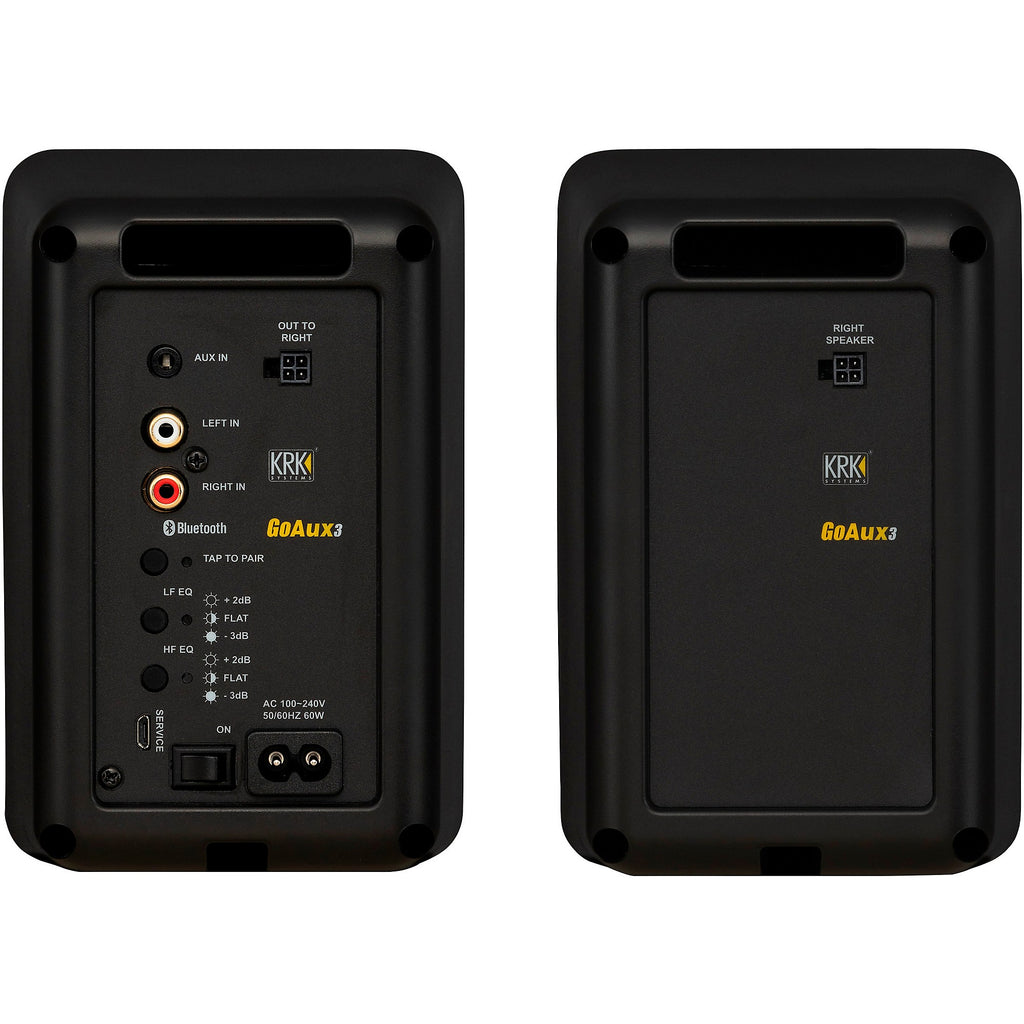 KRK GOAUX3 3-inch Powered Portable Studio Monitor (Pair) Black