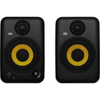 KRK GOAUX4 4-inch Powered Portable Studio Monitor (Pair) Black