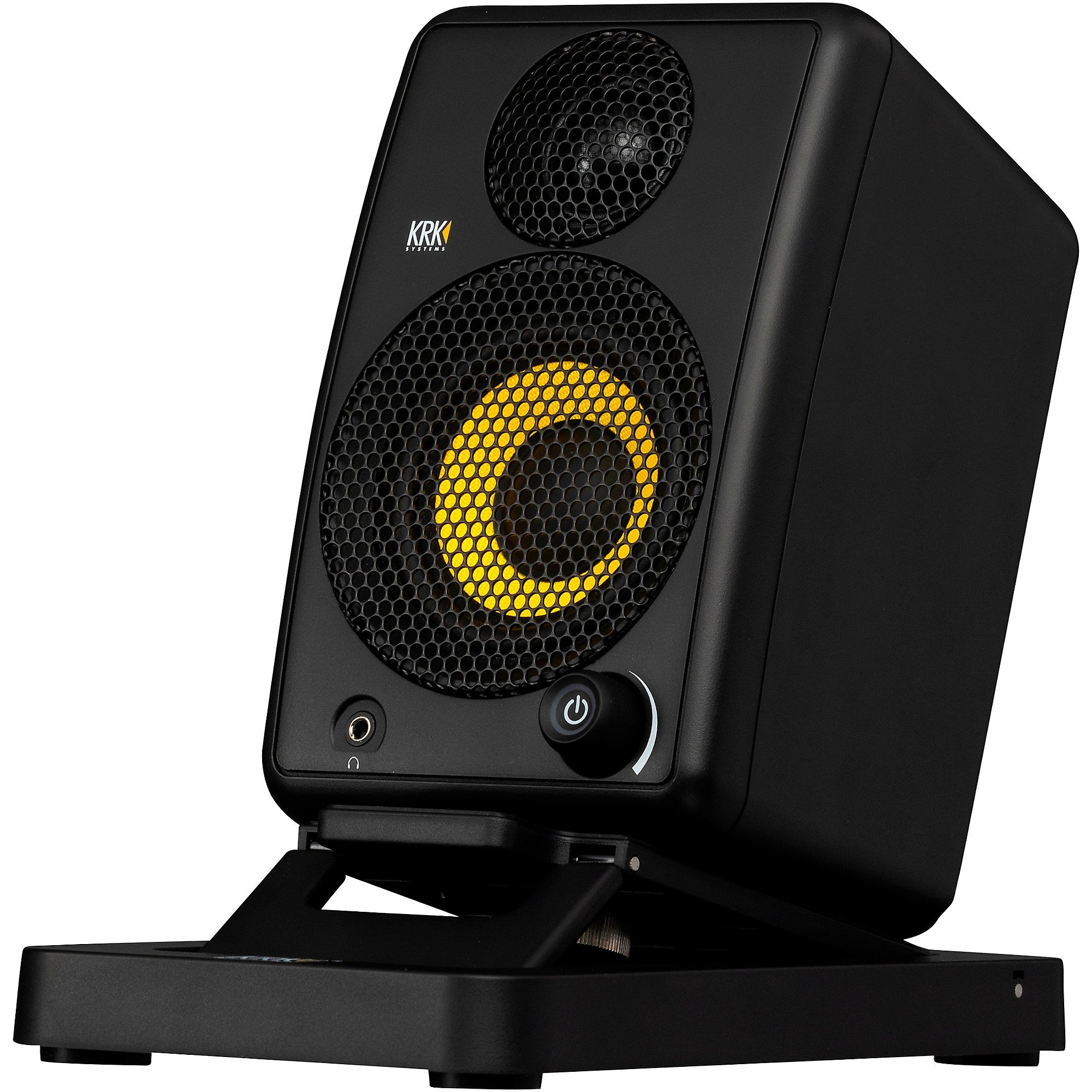 KRK GOAUX3 3-inch Powered Portable Studio Monitor (Pair) Black