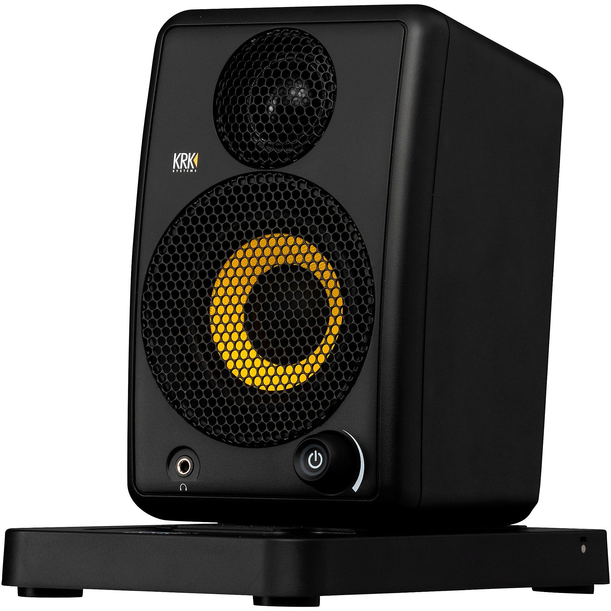 KRK GOAUX3 3-inch Powered Portable Studio Monitor (Pair) Black