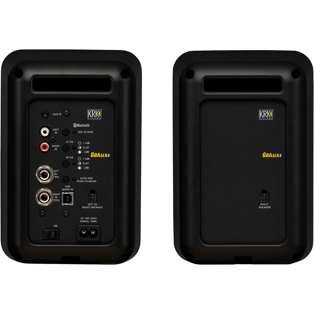 KRK GOAUX4 4-inch Powered Portable Studio Monitor (Pair) Black