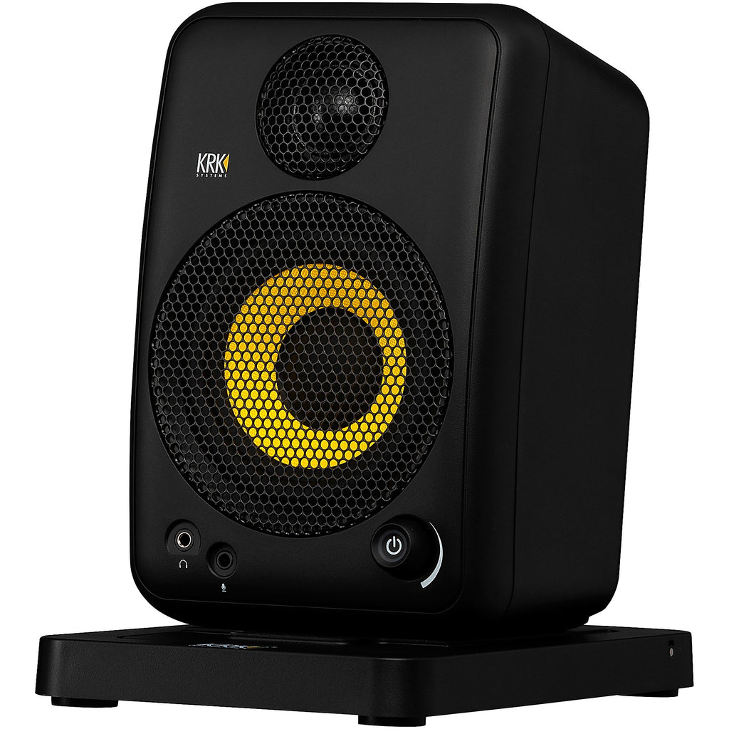 KRK GOAUX4 4-inch Powered Portable Studio Monitor (Pair) Black