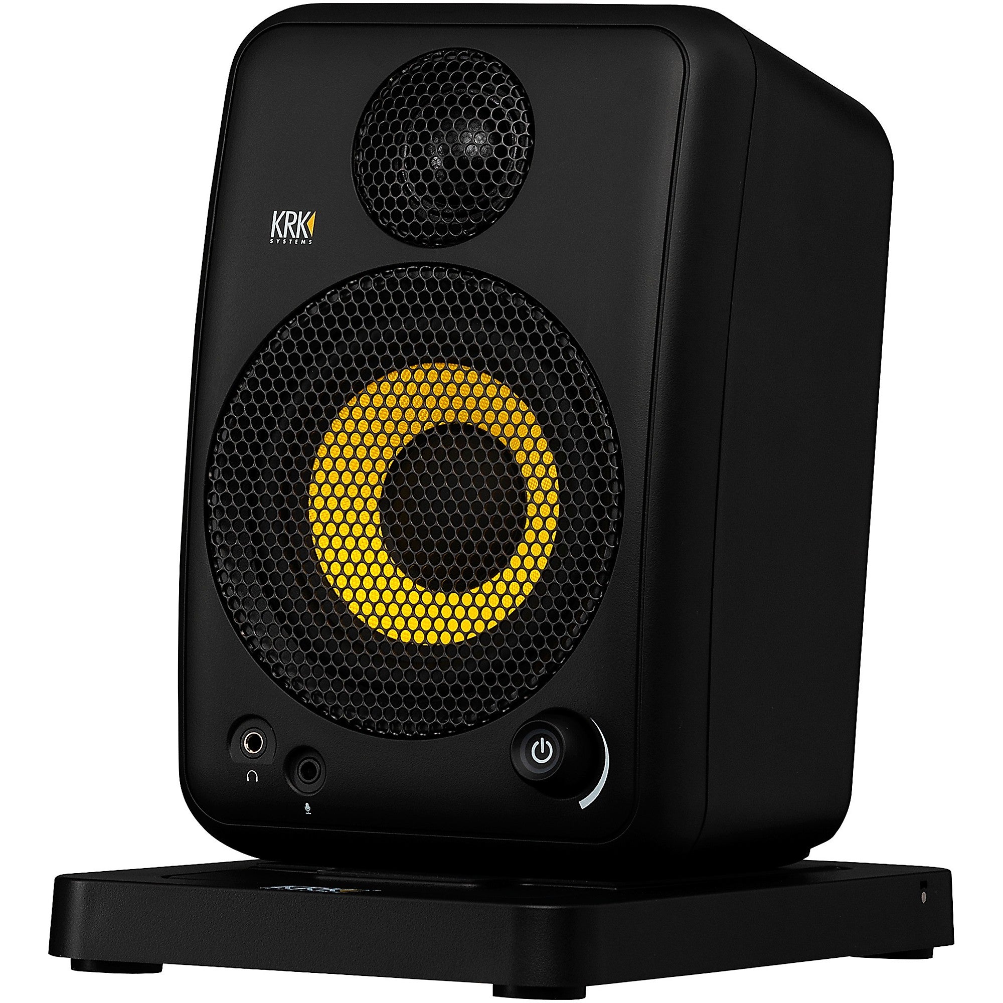 KRK GOAUX4 4-inch Powered Portable Studio Monitor (Pair) Black