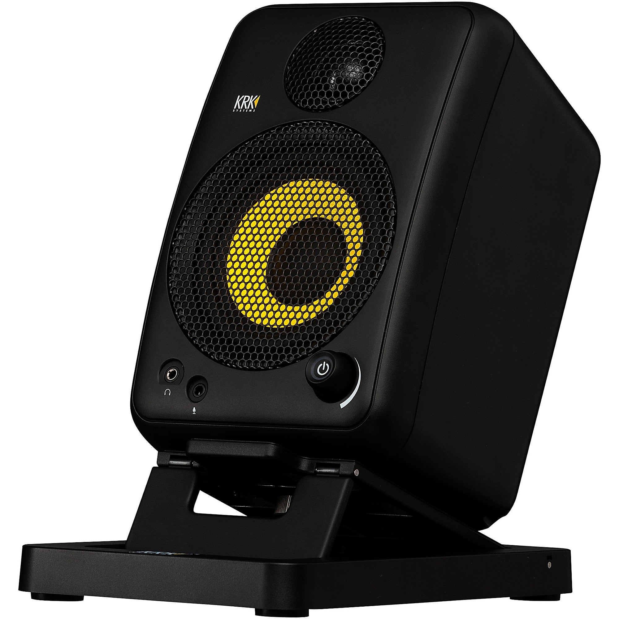 KRK GOAUX4 4-inch Powered Portable Studio Monitor (Pair) Black