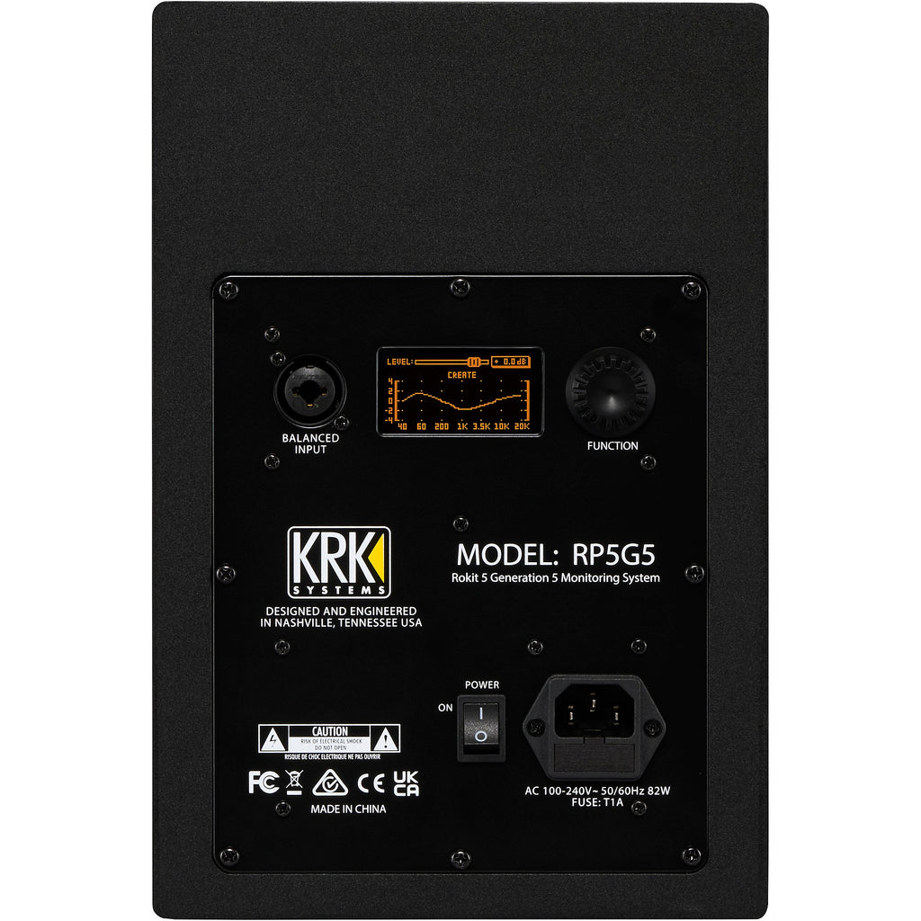 KRK ROKIT 5 Generation Five Powered Studio Monitor 5-inch (Each)