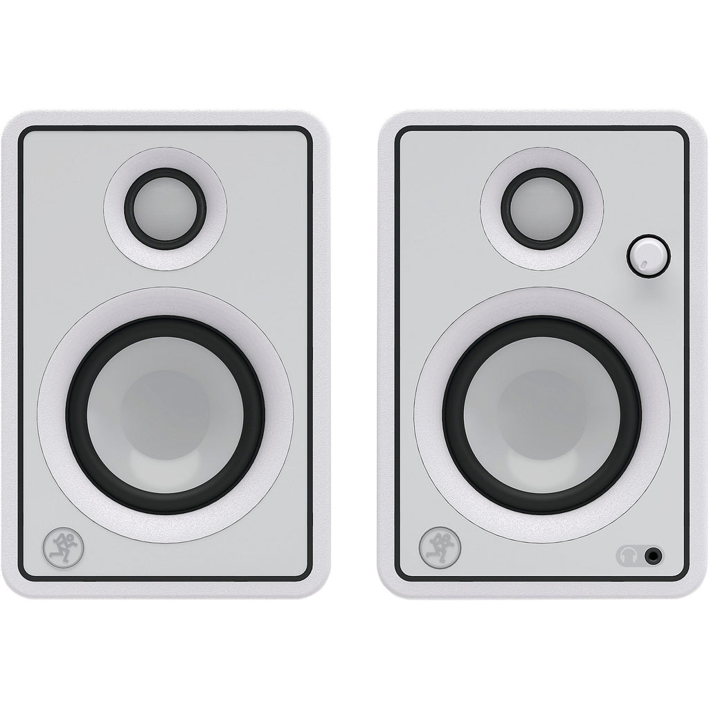Mackie CR3-XBTLTD-WHT-DRVR 3-inch Multimedia Monitors With Bluetooth in Limited-Edition White