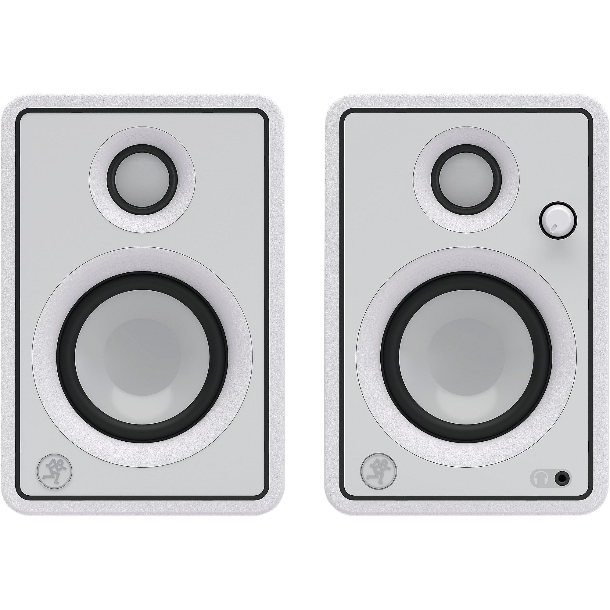 Mackie CR3-XBTLTD-WHT-DRVR 3-inch Multimedia Monitors With Bluetooth in Limited-Edition White