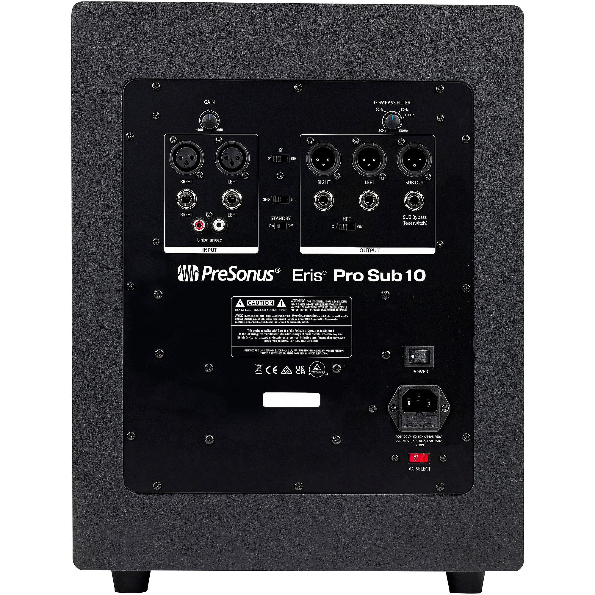 PreSonus Eris Pro Sub 10 (2nd Gen) Studio Subwoofer