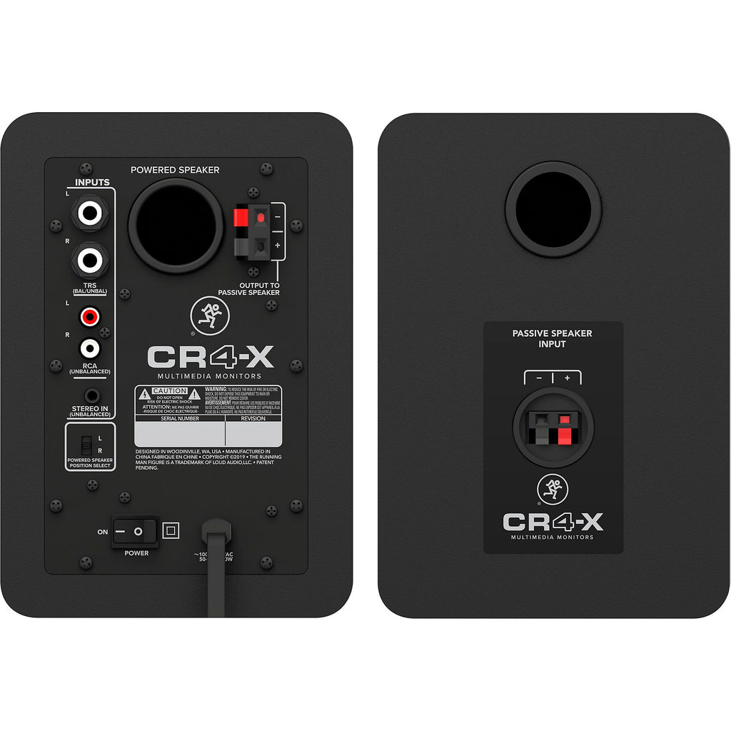 Mackie CR4-X 4-inch Powered Studio Monitors (Pair)