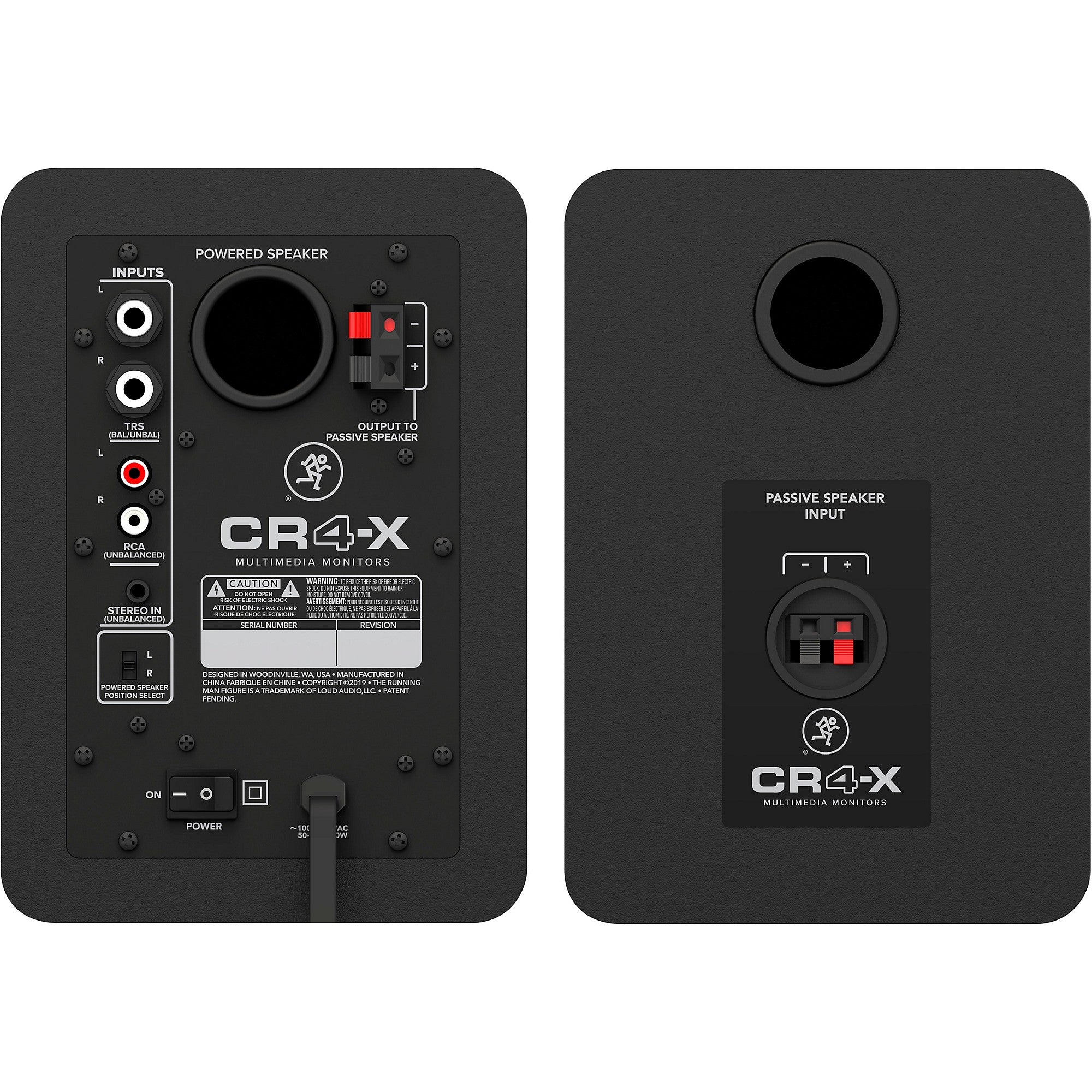 Mackie CR4-X 4-inch Powered Studio Monitors (Pair)