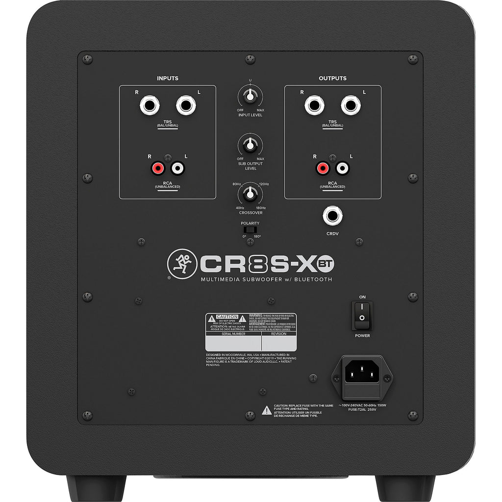 Mackie CR Series CR8S-XBT 8-inch Multimedia Subwoofer With Bluetooth