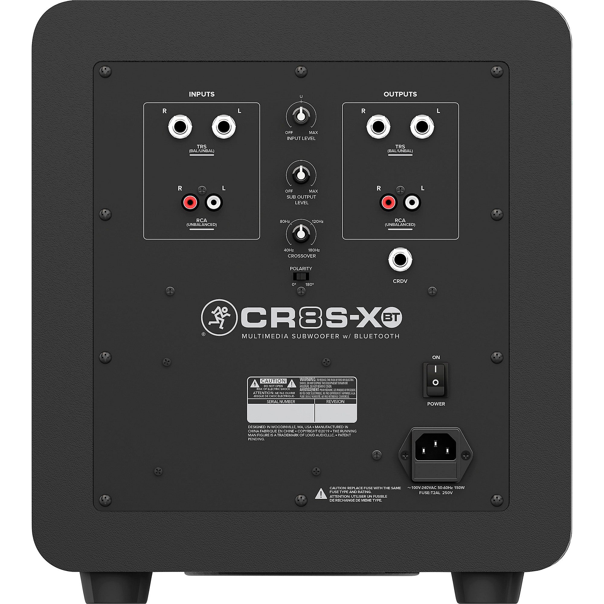 Mackie CR Series CR8S-XBT 8-inch Multimedia Subwoofer With Bluetooth