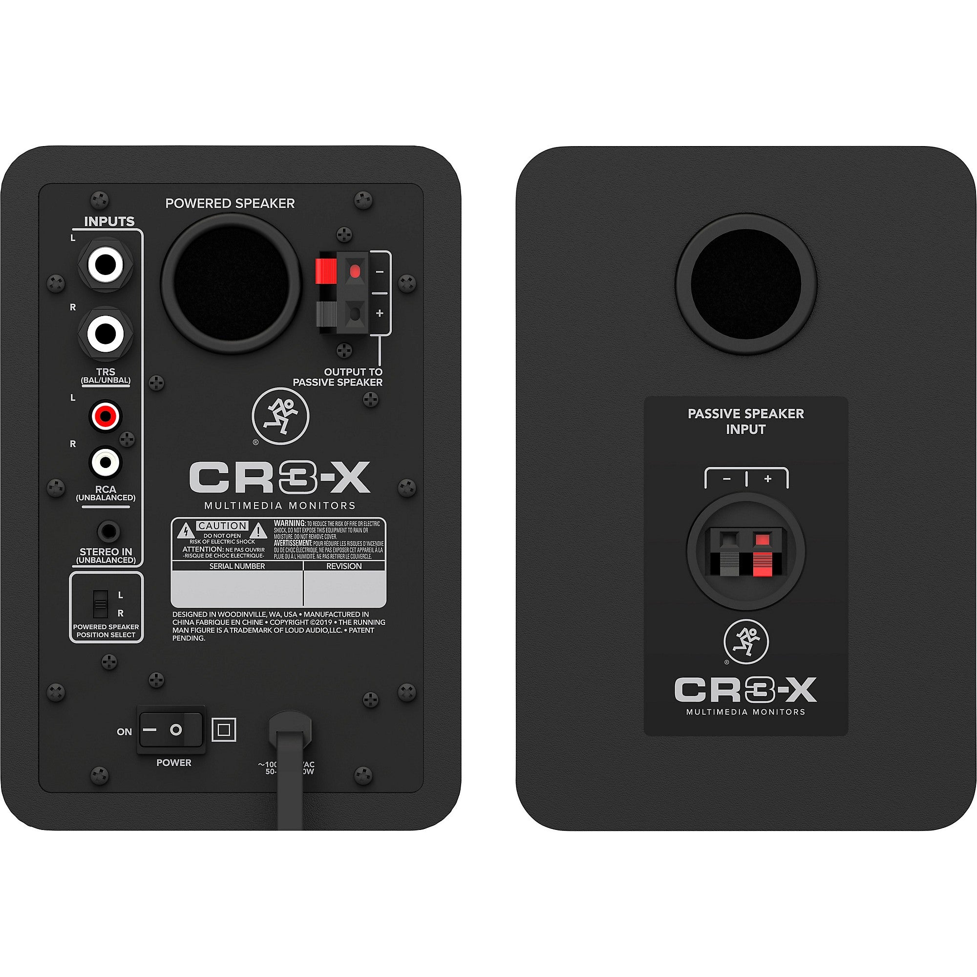 Mackie CR3-X 3-inch Powered Studio Monitors (Pair)