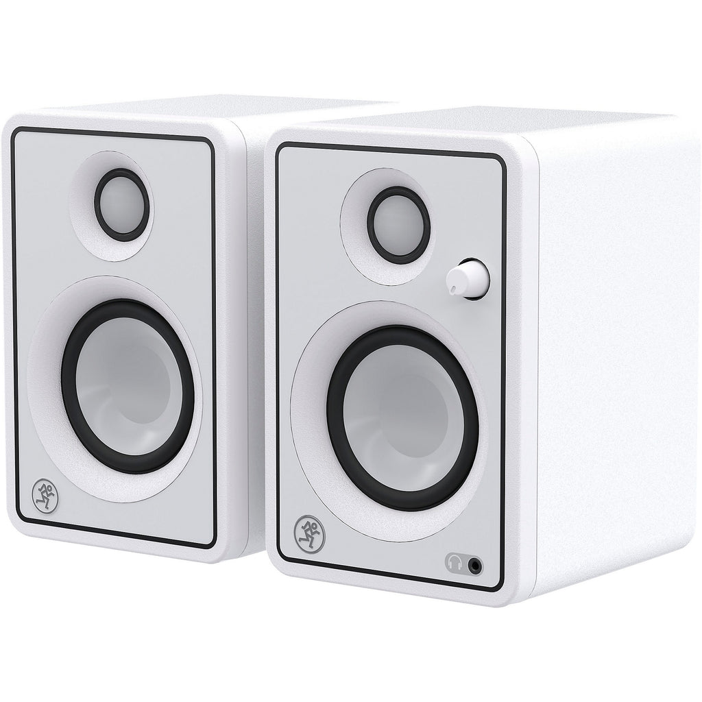 Mackie CR3-XBTLTD-WHT-DRVR 3-inch Multimedia Monitors With Bluetooth in Limited-Edition White