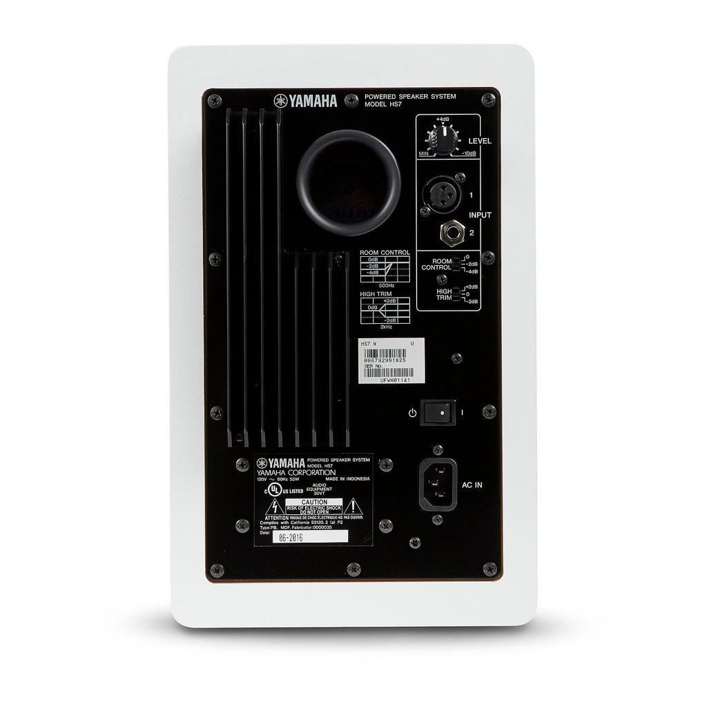 Yamaha HS7 W 6.5-inch Powered Studio Monitor (Each) White