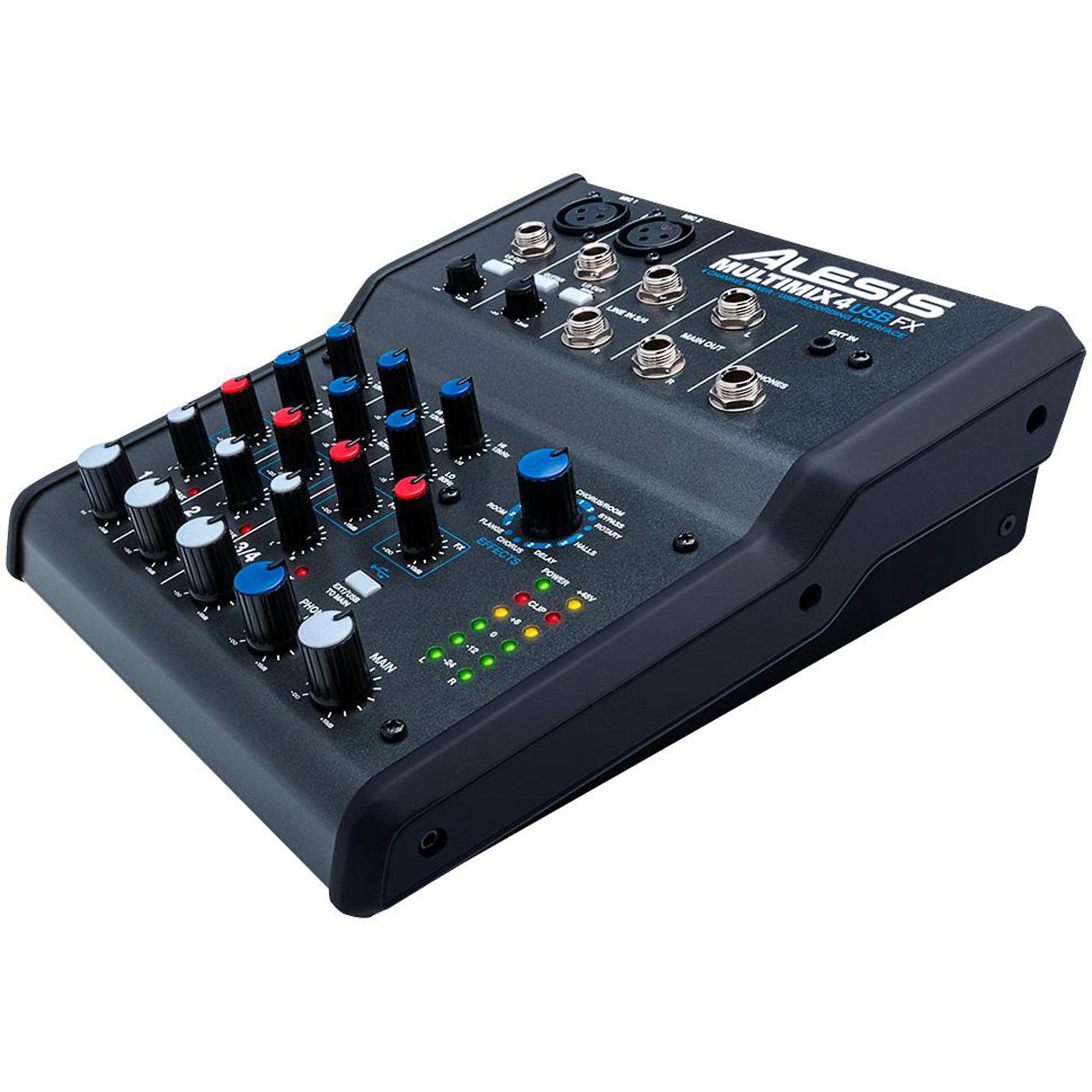 Alesis MultiMix 4 USB FX 4-Channel Mixer with Effects & USB Audio Interface