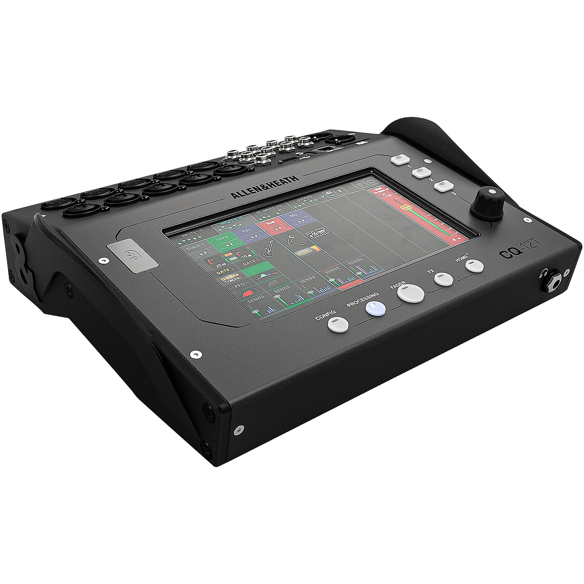 Allen & Heath CQ-12T Digital Mixer With 7-inch Touchscreen and Bluetooth Connectivity